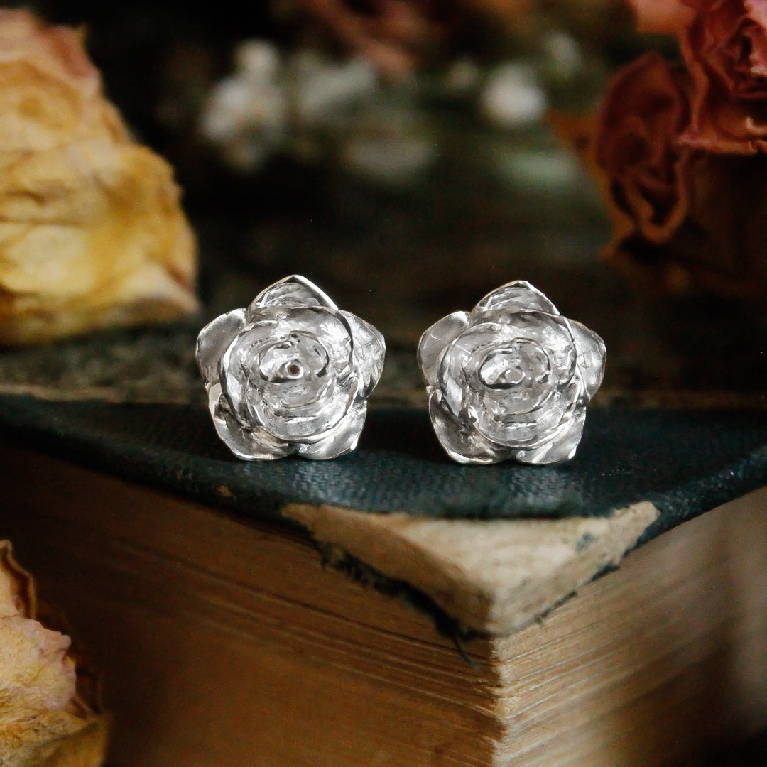 Aros Rosa mediana Plata