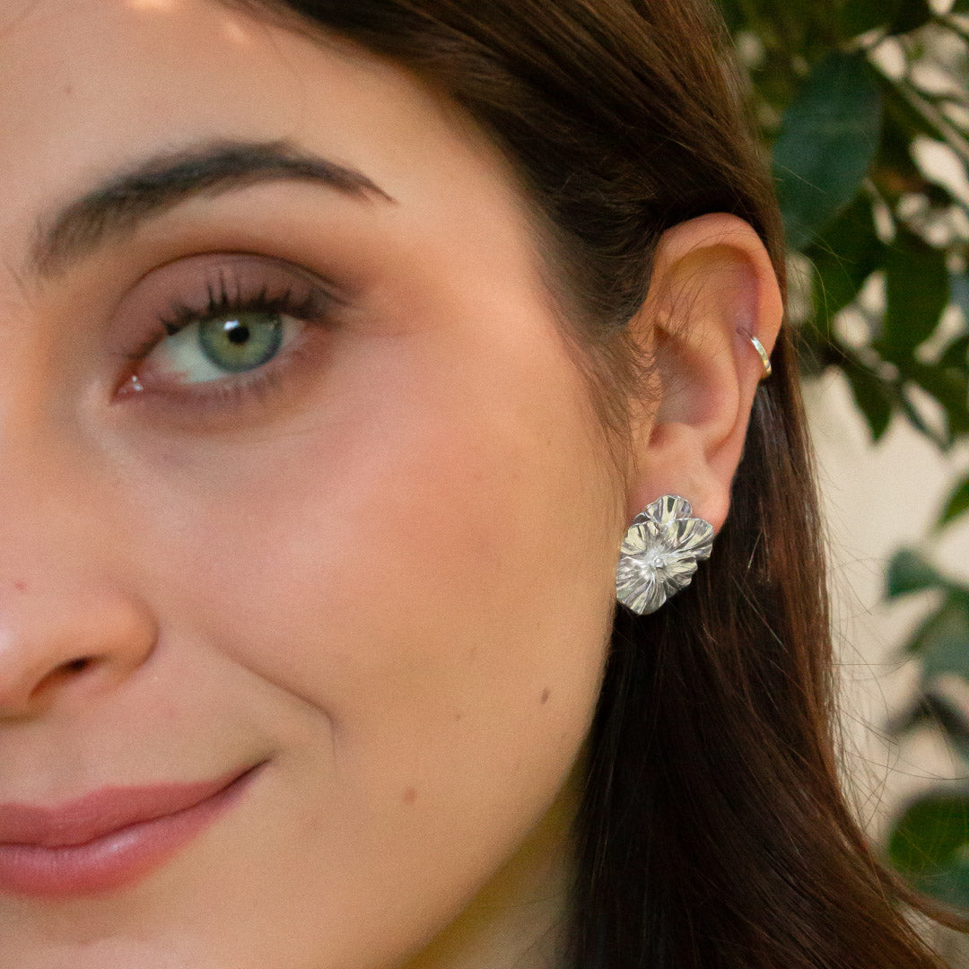 Aros flor de pensamiento