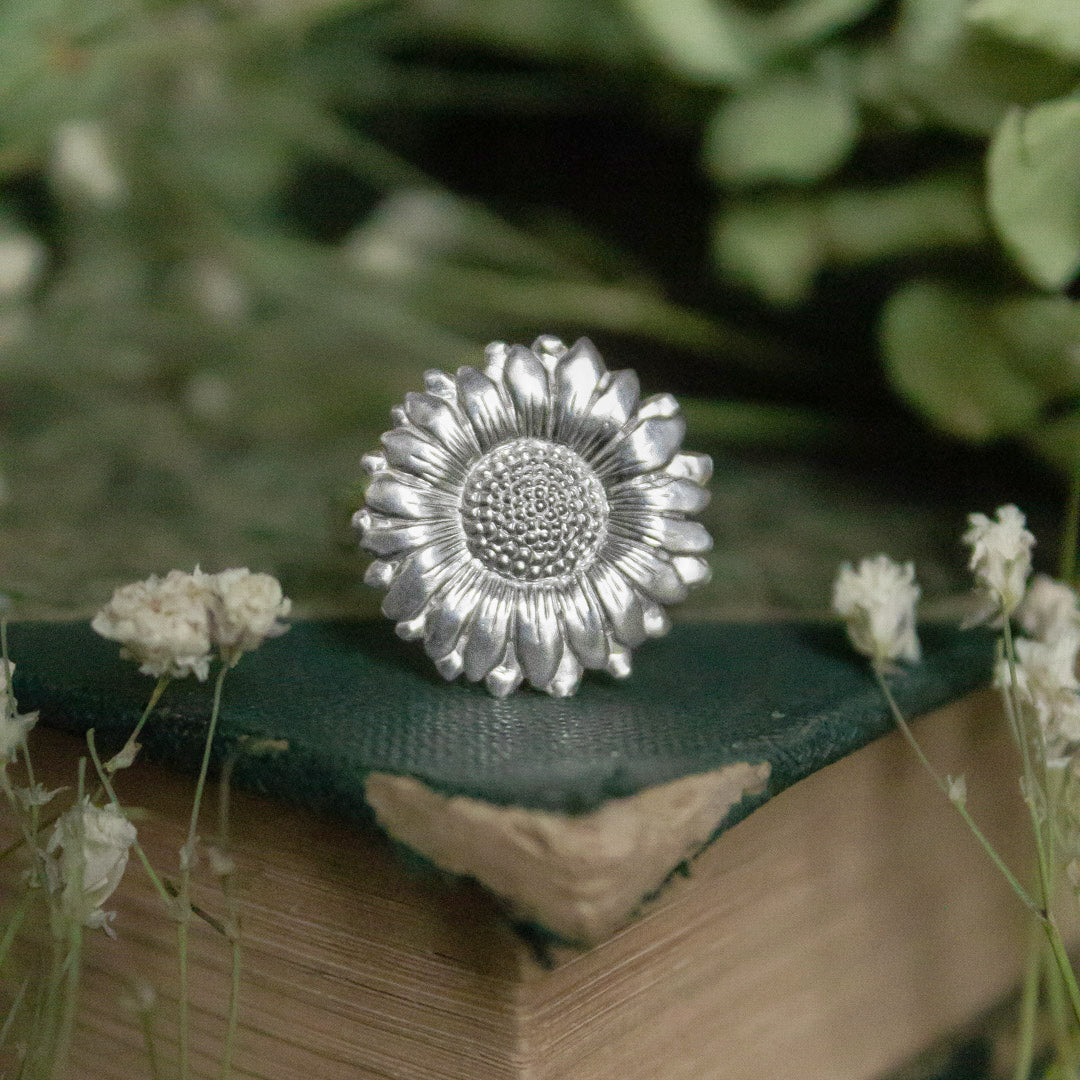 Anillo Girasol plata