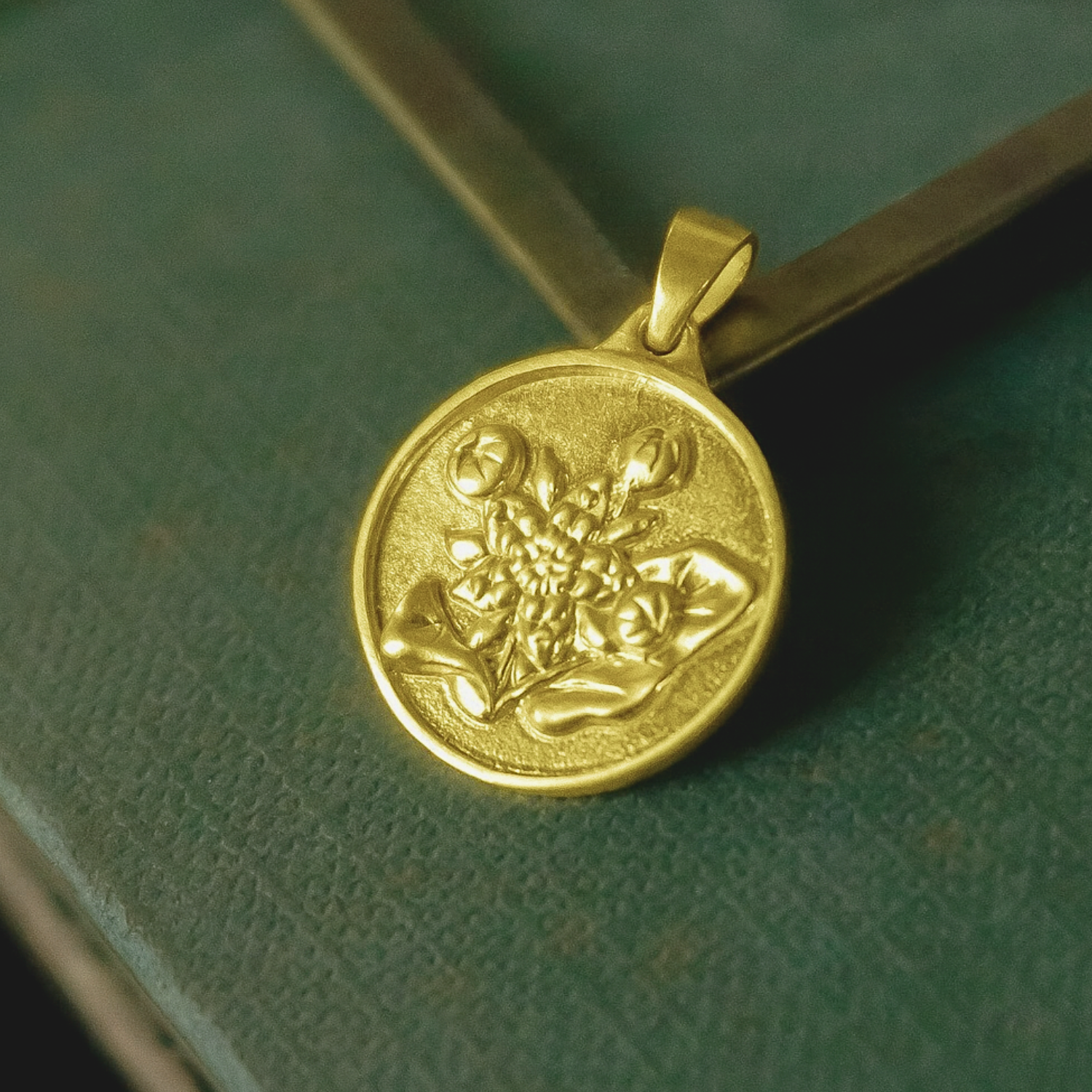 Medallita Quillay Dorada